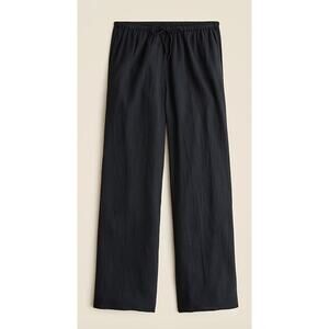 J.Crew | NWT Airy gauze beach pant in Black | Sz S